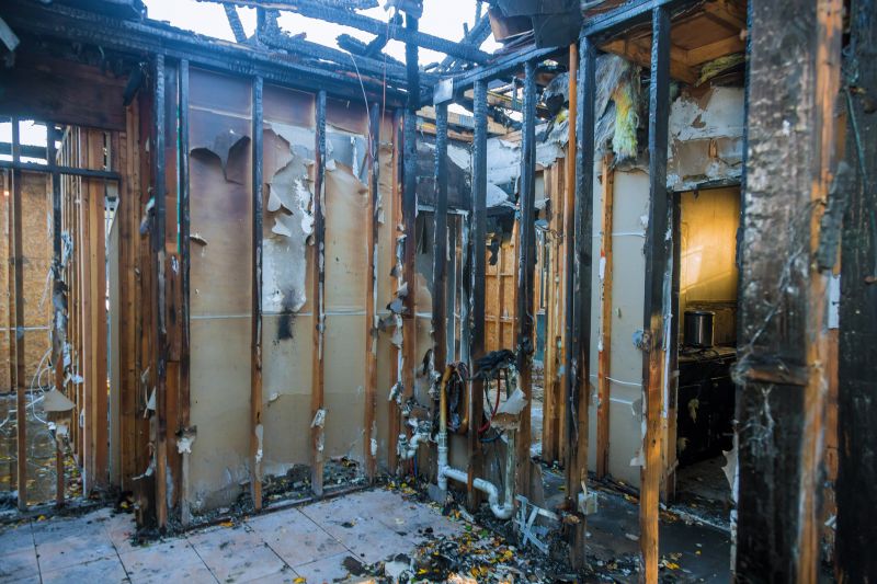 Fire Damage Repair Work